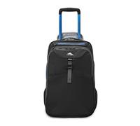 High Sierra Unisex's Hi-Life Convertible Wheeled Backpack, Black/Blue, 3-in-1