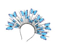 High Simulation Colorful Butterfly Hair Band Multi Color Option for Costume Event and Role Play Multi Layer Butterfly