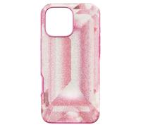 High smartphone case, Crystal print motif, iPhone® 16 Pro Max, Pink