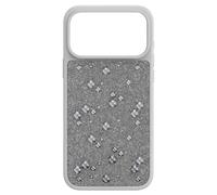 High smartphone case, Flat Back crystals, iPhone® 17 Pro Max, Silver Tone