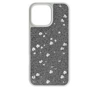 High smartphone case, Scattered design, iPhone® 16 Pro Max, Silver Tone