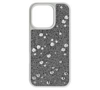 High smartphone case, Scattered design, iPhone® 16 Pro, Silver Tone
