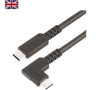 StarTech.com USB-C Cable 1.6ft (50cm) Rugged Right-Angle USB 3.2 Gen 2 10Gbps 100W 4K60Hz