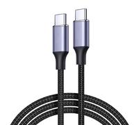 High Speed 100W 25cm USB C Cable Extended Link Cable Fast Charging Cable 480Mbps Data Transfer For Phone Tablet
