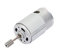 High Speed 12V RS550 Micro Motor for Electric Toy Car Motorcycle, Strong Power for Children, 1 Motor 2 Tooth Head (Generickg96y8wblf-04)