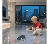 High Speed 164 Mini Remote Control Car - Rechargeable RC Toy with 24 Wireless Controller - Ideal for Kids Age 6 and Up (A, 3.5x7.8x2.5cm)