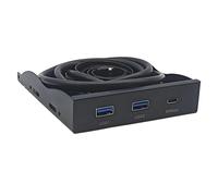 High speed 19pin to USB 3.2 and Type C interface panel to improve data transfer and device