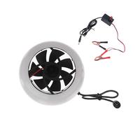 High Speed 4000rpm 110mm Pipe Fan with 130cm Cable & Double Clip Connectors for Effective Air Circulation Ventilation Blower