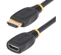 High Speed 4K 60Hz Digital A/V Cable 2.0 Extension Lead, 2m Black - HD2MF6FL