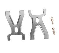 High-Speed Aluminum Alloy Front Swing Arm Upgrade Parts for WL 1/18 A959 A979 A969 RC Car Silver Titanium Red Applicable Scene: RC Model Car (You color)