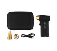 High-Speed Brushless Turbo Fan for Cleaning 130000RPM 52m/s Blowing for 200W Motor with Type-C Interface Compatible with Outdoor Equip(Black)