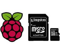 High Speed Class 10 Micro SD card Pre-loaded with the latest Raspbian for the Raspberry Pi 4, 3B+, 3 & 2 (16GB Micro SD Card)