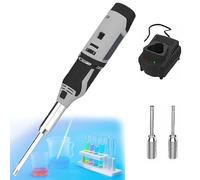 High Speed Dispersing Homogenizer for Lab Cell Tissue, 6-Speed Adjustable with Multiple Working Heads, Ideal for Food, Medicine, and Cosmetic Applications