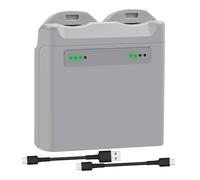 High-Speed Double Battery Charging Compatible with Drones Intelligent Charging Station with Small USB/USB C Connection