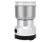 High-Speed Electric Coffee Grinder 100g Stainless Steel ABS 100-200W RPM with Transparent Lid for Beans, Spices & Grains