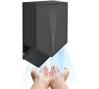 High-Speed Electric Hand Dryer, 6-10 Seconds To Dry 1500W Electric Automatic Sensor Hand Dryer Electric Hand Dryers With Two-way Air Outlet For Kitchen, Bathroom And Toilet(Black)
