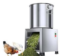High-Speed Electric Vegetable Chopper, 2200W Commercial Food Processor, 1800 RPM, 30cm Large Capacity Stainless Steel Dicer for Home Cooking & Farm Use.
