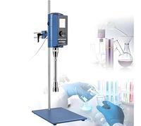 High Speed Emulsifier, Digital Display Laboratory Dispersing Machine, 500W High Shear Homogenizer, 2000-28000RPM, 5-10000ml Processing