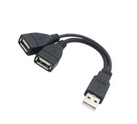 High Speed Extension Cable - Two Input Transfer Line, Double Output Connector Wire | Reliable Y Adapter Cord, Simultaneous Charging Transmission System Stable Data Sharing for Desktop Laptop Periphera