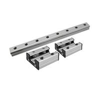 High-Speed External Dual-Axis Linear Guide Rail Square Track Roller Slide LGD6+4 -Wheel Slider Length 1200-2500mm Linear Motion Guides(1 LGD6 2 LGD6-100-4,1950mm)