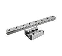 High-Speed External Dual-Axis Linear Guide Rail Square Track Roller Slide LGD6+4 -Wheel Slider Length 1200-2500mm Linear Motion Guides(1 LGD6 1 LGD6-100-4,1950mm)