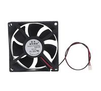 High Speed For Brushless Cooling Exhaust Fan 80mm 5V 12V 24V CPU Cooler 80x80x25mm 2P Connector Sleeve Bearing 3300RP Cpu Cooler