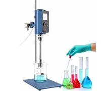 High Speed Homogenizer, Adjustable Speed 2000-28000rpm, Stainless Steel Work Head for Cosmetics, Food, and Paint Industry Applications