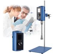 High Speed Homogenizer, High Shear Mixer Emulsifying Machine Laboratory Disperser Emulsifier with Multiple Working Heads