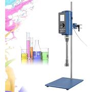 High Speed Homogenizer Mixer 500W, Digital Display 2000-28000RPM, Adjustable Stainless Steel Head for Emulsification and Dispersion in Food and Cosmetics Labs