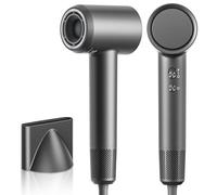 High-Speed Ionic Hair Dryer, 110,000 RPM Brushless Motor for Fast Drying, Lightweight Hair Dryer with Intelligent Temperature Control, Magnetic Nozzle