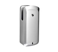 High Speed Jet Force Junior Blade Hand Dryer, Quiet Eco Electric Hand Dryer, IP23 Wall Mounted (Silver)