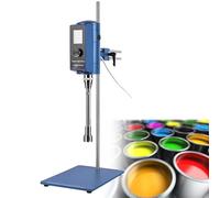 High-Speed Lab Homogenizer Disperser Emulsifier, Speed Adjustable 2000-28000rpm, 5~10000ml, with Working Heads for Medical Cosmetic Food Paint Industry, 12G