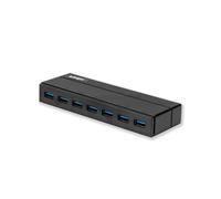 High-Speed Lindy 7-Port USB 3.0 Hub with Enhanced BC 1.2 Charging Fast Charging
