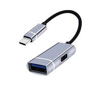 High Speed Multiple Type-C Hub Adapter 1 To 2 USB C Docking Station Splitter With PD Charging When Gaming Usb C Docking Station