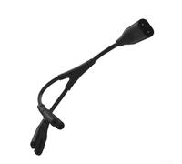 High Speed Power Distribution, Dual Device Connection, 300mm Black Split AC Power Cord