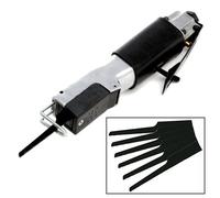 High Speed Reciprocating Air Body Cut-Off Saw with 6 Blades Heavy Duty Bodyshop Cutting Tool