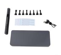 High-Speed Reciprocating Electric Rotary Tool with 5400 RPM, Aluminum Alloy Body, 8 Interchangeable Nylon Sanding Heads in 7 Grits 180-1200 for Precision Grinding