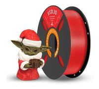 High-Speed Red PETG 3D Printer Filament 1.75mm, Dimentional Accuracy +/-0.02mm, 1Kg Spool (Reuseable Tray) 4D Printing Filament