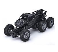 High Speed Remote Control Car Off-Road Climbing Vehicle for Kids Durable All-Terrain Six-Wheel Drive Advanced Control System Outdoor Toy (Black, One Size)