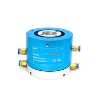 High Speed Rotary Joint, Rotary Union 2 Passages Port M5 with Hole Size 20mm Pneumatic Joint