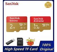 High Speed Sandisk Extreme 2TB Micro SD Card A2 V30 Micro SDXC Flash Card 1TB 2TB MicroSD Card 190MB/s TF Card for Phone Tablet