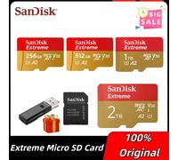 High Speed Sandisk Extreme Micro SD Card A2 A1 V30 SDXC Flash 256GB 512GB 1TB 2TB MicroSD Card 190MB/s TF Card for Phone Tablet