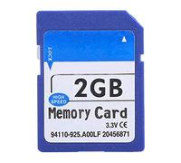 High Speed SD Memory Card, Full Capacity Data Flash Card Fast Transfer Portable Plastic Storage Chip 80-100M/S Read Speed for Camera, MP3 MP4 Player, SLR (2G)