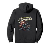 High-Speed Serenade - Guitar Cowboy Motorcycle Music Pullover Hoodie