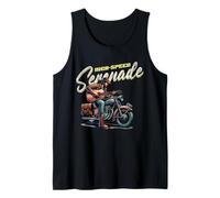 High-Speed Serenade - Guitar Cowboy Motorcycle Music Tank Top