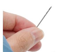 High Speed Steel 10pcs 1 0mm Spiral Drill Bit Set with Straight Shank for Use on Multiple Materials Including Metal and Wood