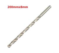 High Speed Steel 200mm Drill Bits Extra Length for Enhanced Drilling in Various Materials Including For Metal and Wood (8 * 200mm)
