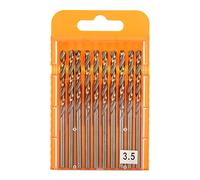 HIGH Speed Steel Drill BIT Set for Stainless Steel Angle Iron Craftsmanship DIY (3.5 10 Pieces per Box/Full Grinding 4341)