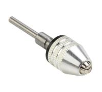 High Speed Steel Drill Chuck 0.3-3.4mm Clamping Range with 3mm Round Shank Rotary Tool Accessory for Electric Grinder, Nail Machine