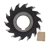 High Speed Steel Face Milling Cutter, 14 Teeth Straight Mill Disc, 63mm Diameter Drilling Tool for Precise Plane Processing, Smooth Glossy with Low Resistance Design